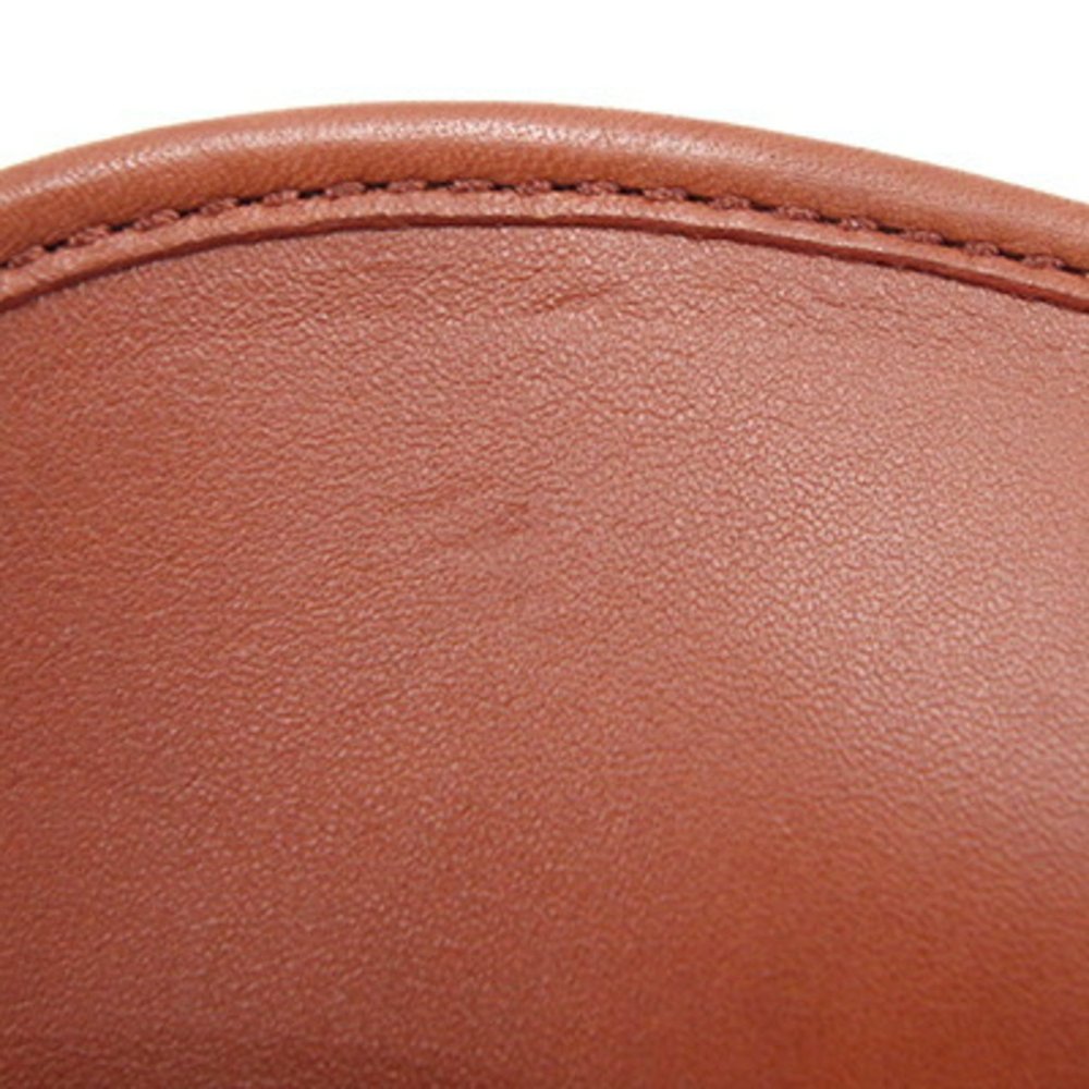 COACH Handbag 202-30 Brown Leather Old Ladies Turnlock Made in Korea KOREA - Picture 4 of 10